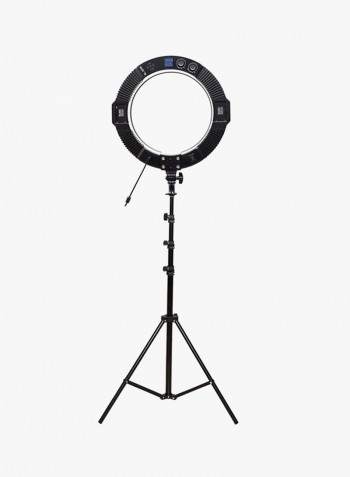 Dimmable Ring Video Light Black