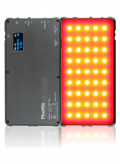 M200R RGB LED On-Camera Light Panel With USB Power Bank Black