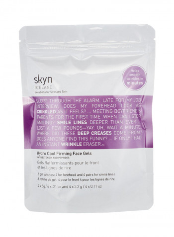 8-Piece Hydro Cool Firming Face Gel 4 x 0.11ounce