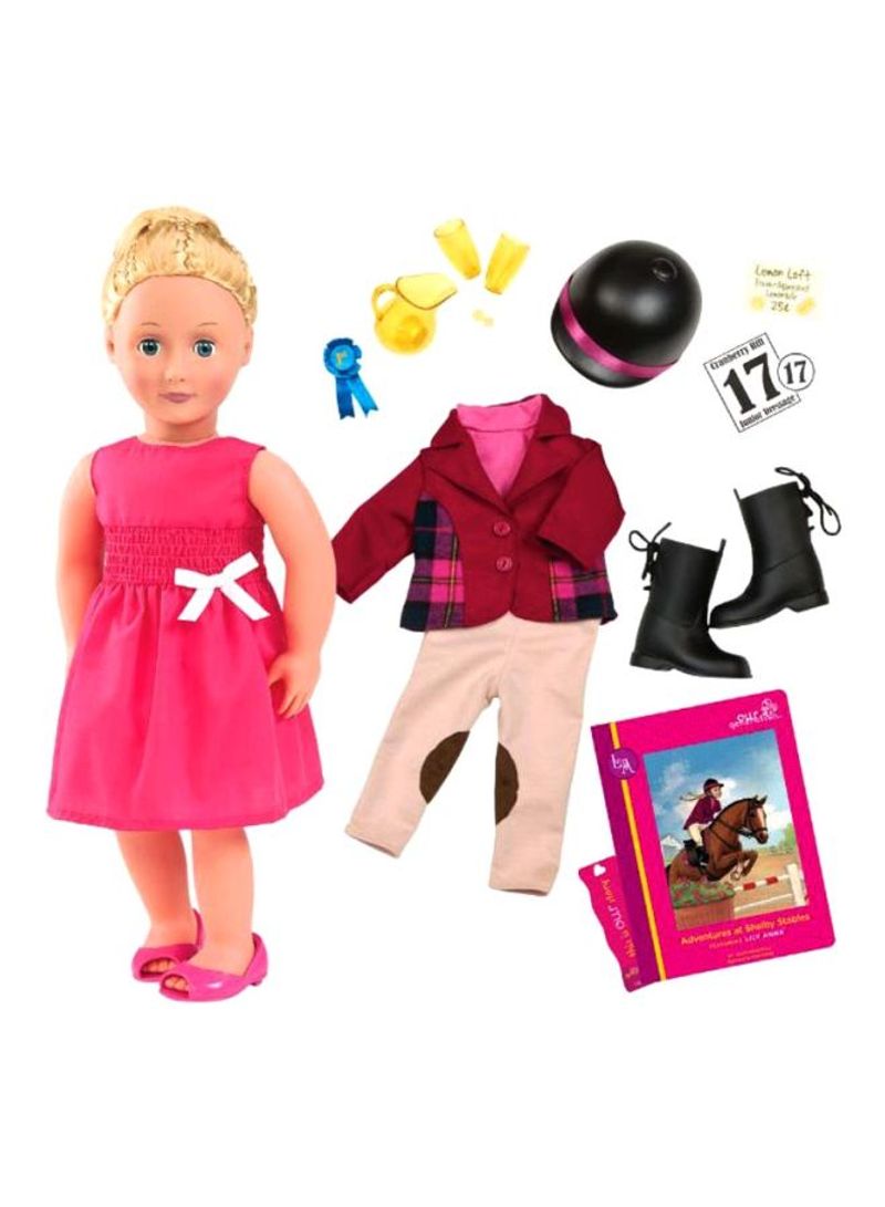 Lilly Anna Poseable Doll With Accessory Kit 18inch