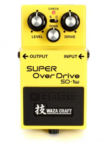 Super Over Drive Pedal SD-1W Yellow/Black