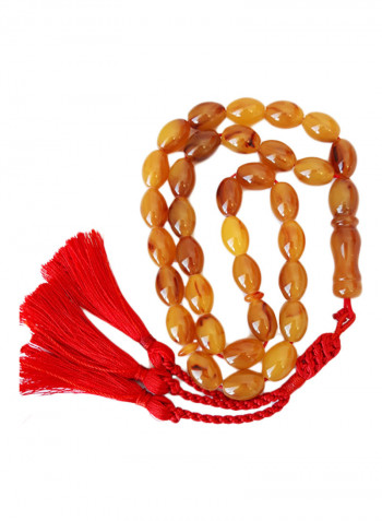 Deep honey natural Prayer Beads