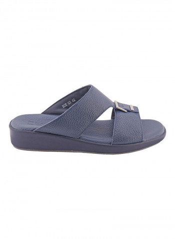 Comfortable Buckle Style Arabic Sandals Blue