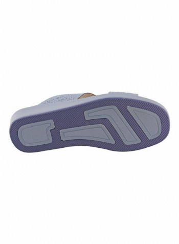 Comfortable Buckle Style Arabic Sandals Blue