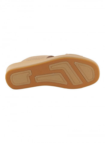 Comfortable Slip-On Arabic Sandals Beige