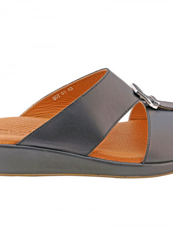 Stylish Slip-On Casual Sandals Black