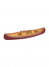 Hand-Painted Canoe Cribbage Board 99883