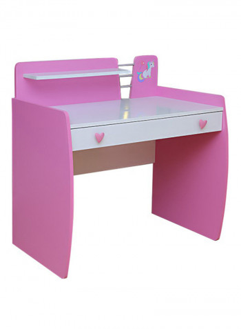 Goodypink Love Study Desk Pink/White