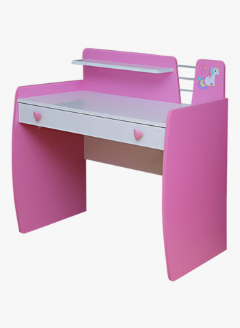 Goodypink Love Study Desk Pink/White