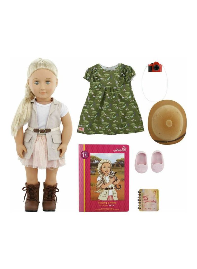 Professional Safari Doll With Accessory Kit 21.3x12.9x5.1inch