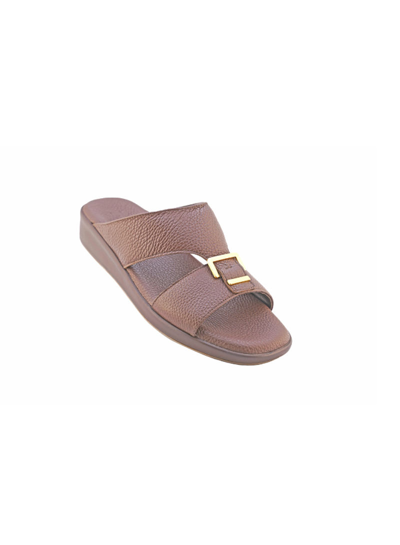 Stylish Slip-On Casual Sandals Brown