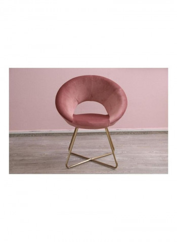 Vitara Stylish Chair Pink/Brown