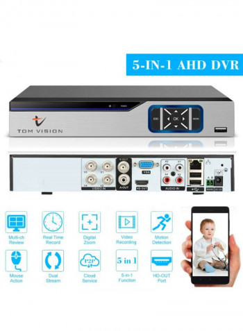 4-Piece FHD Surveillance Camera Set