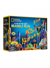 115 Piece Construction Set With 25 Glow In The Dark Glass Marbles