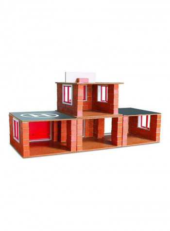 220-Piece Fire Station Brick Construction Kit