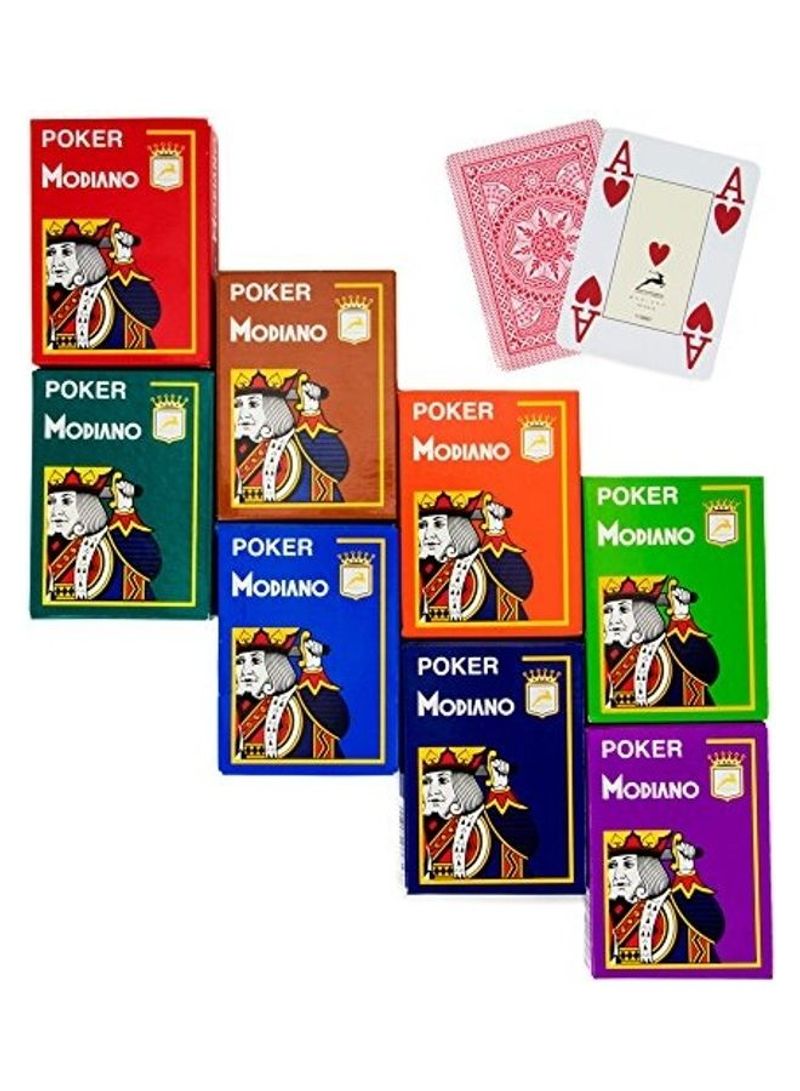 8-Decks Poker Modiano Playing Cards