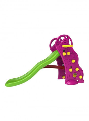 Indoor/Outdoor Slide Plum And Basketball 159x76x100cm