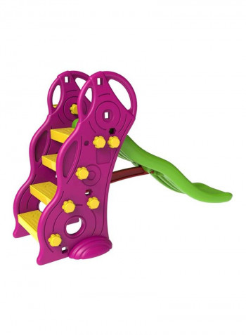 Indoor/Outdoor Slide Plum And Basketball 159x76x100cm