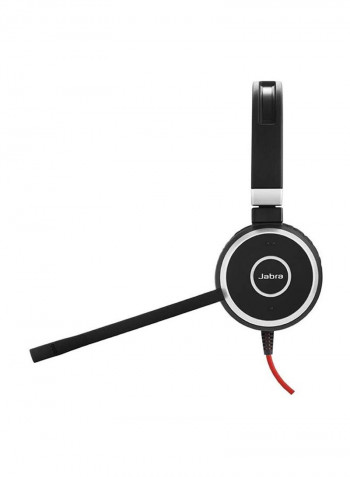 Evolve 40 MS Teams Optimized Stereo USB A Wired On-Ear Headphones Black