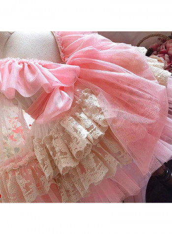 Premium Dress Pink/Beige