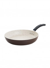 Non-Stick Style Coating Frying Pan Beige/Brown 12inch