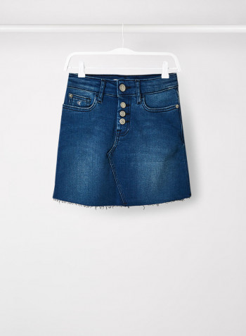Kids/Teen Mini Skirt أزرق