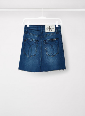 Kids/Teen Mini Skirt أزرق