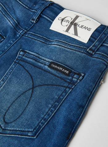 Kids/Teen Mini Skirt أزرق
