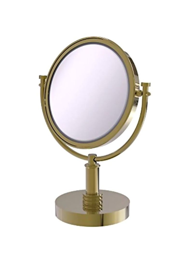 Vanity Top Makeup Mirror Beige/Clear