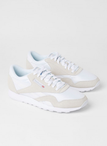 Classic Nylon Sneakers White
