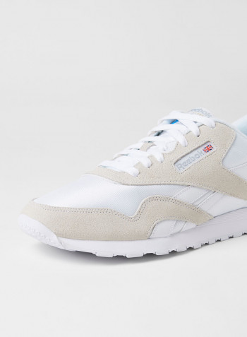 Classic Nylon Sneakers White