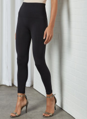 Look At Me Now Cropped Seamless Leggings Very Black