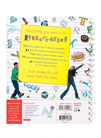 Crazy Cool Quirky Style Lettering Supplies Red/Yellow/Green/Blue