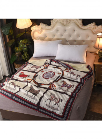 Multi-functional Soft  Blanket White