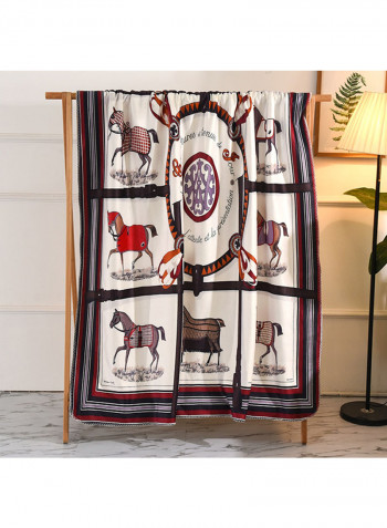 Multi-functional Soft  Blanket White