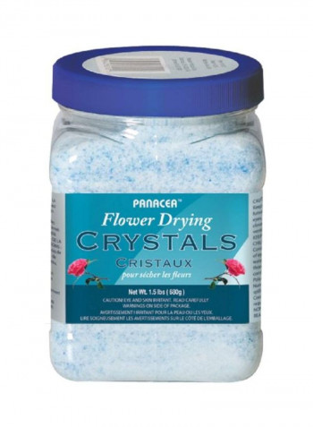 Silica Flower Drying Crystals White/Blue