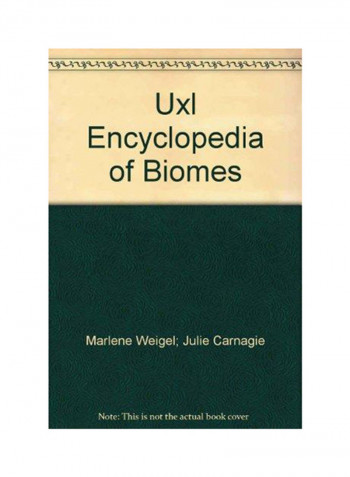 U·X·L Encyclopedia Of Biomes Hardcover 1