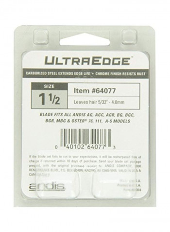 UltraEdge Clipper Blade Silver 4millimeter
