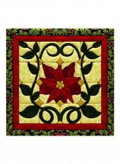 Christmas Poinsettia Quilt Magic Kit Red/Yellow/Green reviews Christmas Poinsettia Quilt Magic Kit Red/Yellow/Green