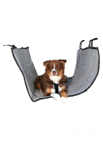 Loungee Water Resistant Car Seat Cover For Pets رمادي 1x1متر