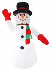 Decorative Inflatable Snowman Multicolour