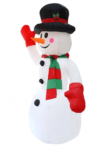 Decorative Inflatable Snowman Multicolour