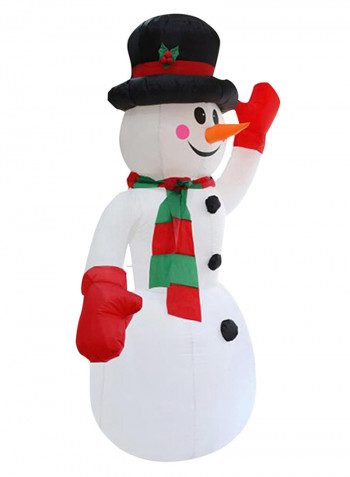 Decorative Inflatable Snowman Multicolour