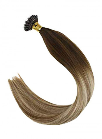 50-Strand Hair Extension Blonde 18inch
