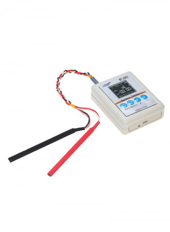 USB High Precision Battery Internal Resistance Tester Meter White 14.2 x 4.3centimeter
