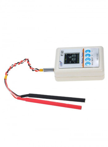 USB High Precision Battery Internal Resistance Tester Meter White 14.2 x 4.3centimeter