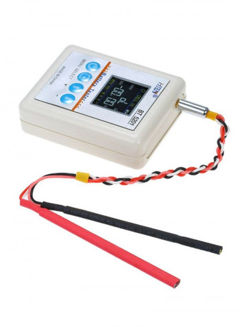 USB High Precision Battery Internal Resistance Tester Meter White 14.2 x 4.3centimeter