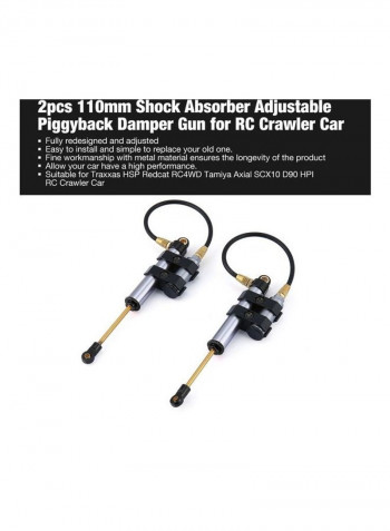 2-Piece Adjustable Piggyback Damper Gun Set For RC Crawler Car