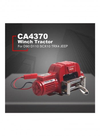 Electric Winch Capstan Metal Winch Tractor 11 x 10 x 4.5cm