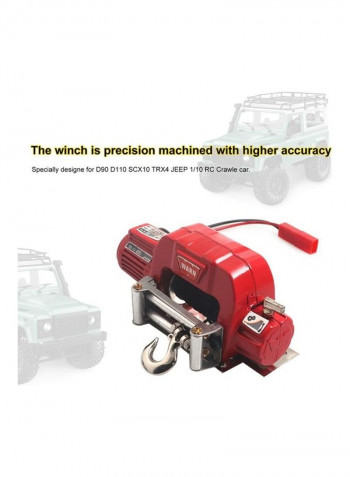 Electric Winch Capstan Metal Winch Tractor 11 x 10 x 4.5cm